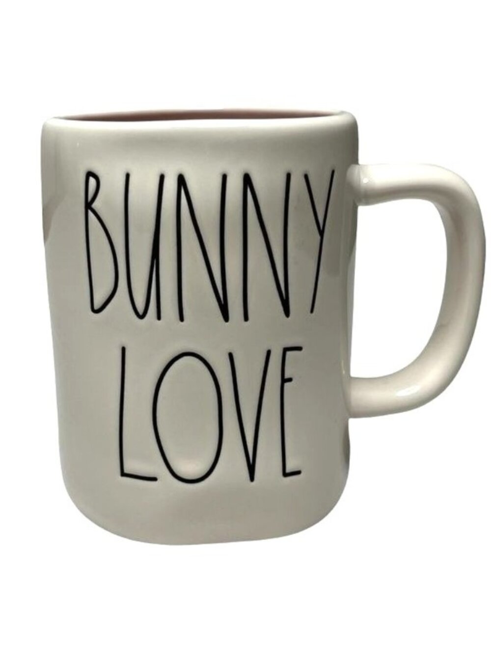 Rae Dunn Bunny Love Coffee Mug Off White Easter Bunny Artisan Ceramic Cup